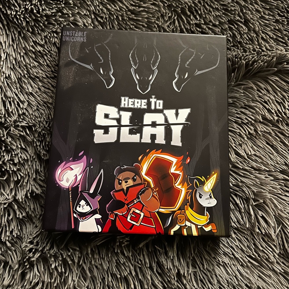 Here to SLAY card game. New without tags never been played.